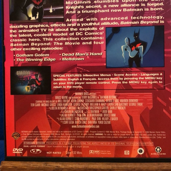 Batman Beyond (DVD, 1999) Snap Case - Picture 4 of 9